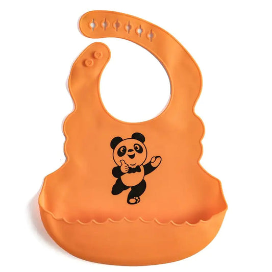 Food Grade Silicone Baby Bib with Saliva Pocket Mmall USA