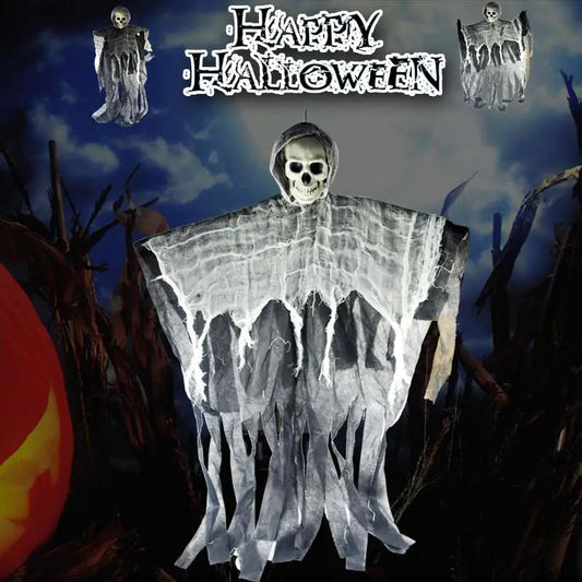 Halloween Bar Decoration - Hanging Ghost & Skull Props Mmall USA