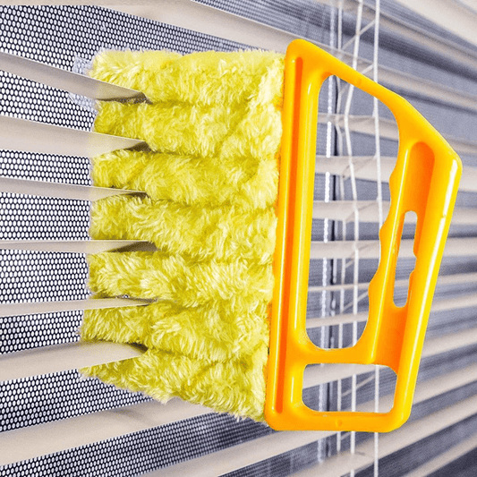 1pc, Washable Window Cleaning Brushes With Microfibers For Effortless Dust Collection And Blinds Cleaning