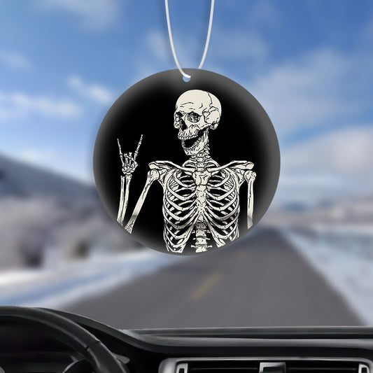 Black Human Skeleton Funny Car Aromatherapy, Car Air Fresheners, Car Fragrance Perfume, Rearview Mirror Hanging Decor, Car Accessories Interior Pendant