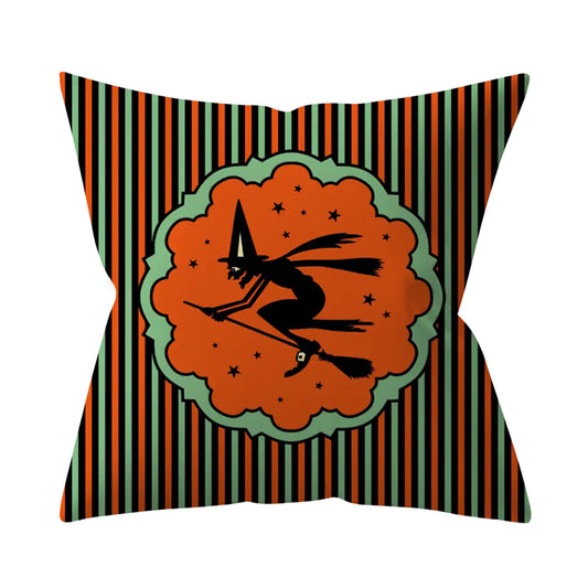 Halloween Cushion Covers for Yellow Sofa (Set)