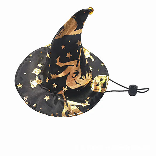 Pet Halloween Wizard Cloak Costume Set