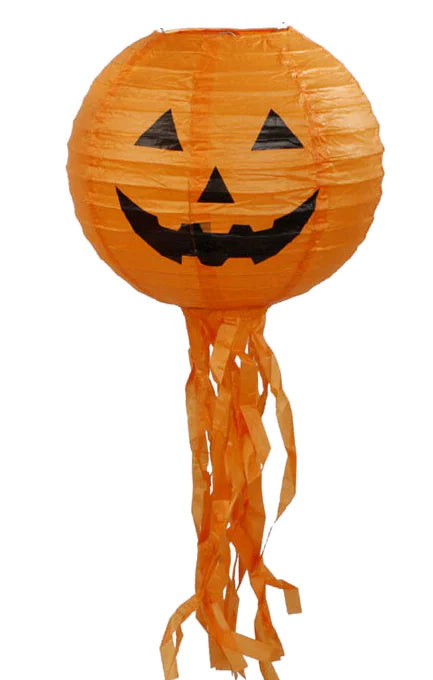 Pumpkin Paper Lanterns for Halloween Decoration