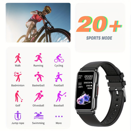 Smart Watch - 20+ Sports Modes, Sleep & Weather Tracker, Alarm | 1pc, Raise to Wake, Remote Camera Control