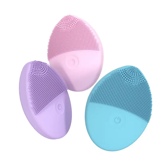 2020 Electric Silicone Facial Cleansing Brush Device
