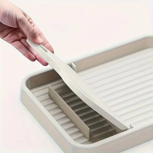 Kitchen counter spoon rack - pot lid rack and spoon rack - multi-purpose small tools to keep the countertop clean - silicone rac