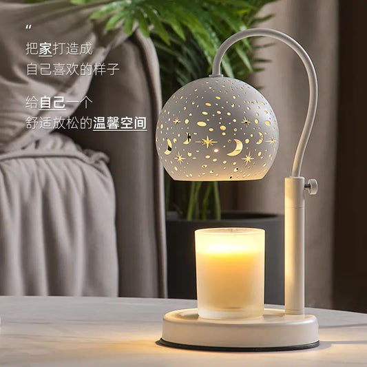 New Wax Melting Aroma Lamp with Hollow Shade