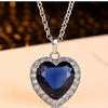 Titanic Heart of the Ocean Pendant Necklace for Women