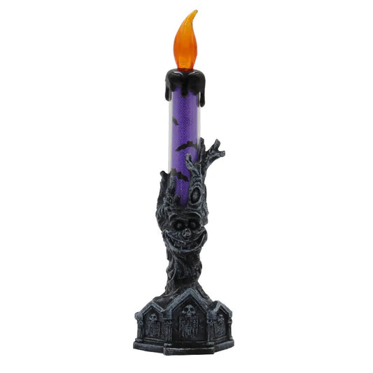 Creative Halloween Flame Candle with Ghost Hand Holder