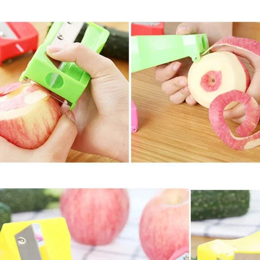Beauty Cucumber Slicer Knife Sharpener Kitchen Accessories Peeler Fruit Curling