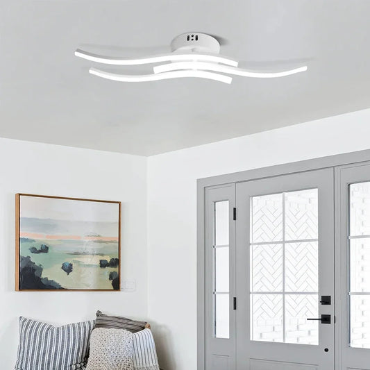 LED Ceiling Ceiling Light, Tri Color Light, Living Room, Bedroom, Dining Room, Corridor, Interior Home Decoration Lighting