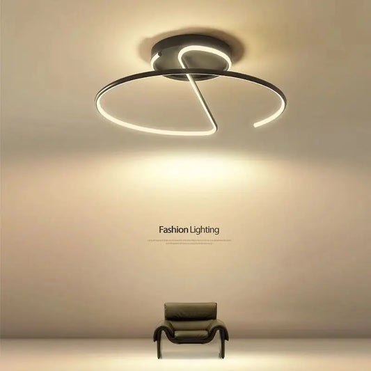 Living Room Lamp LED Chandeliers Indoor Lighting Light Fixture Kitchen Lustre Lamps White Chrome Lamp Fixture Home