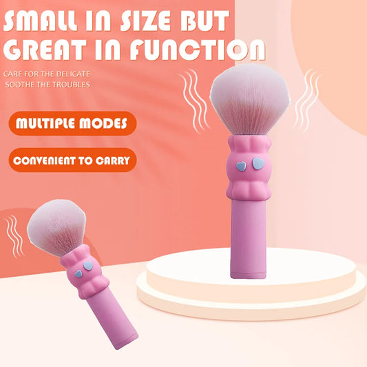 Electric Vibration Rechargeable Makeup Brush Vibrator Tools Cosmetic Brush Foundation Blush Loose Powder Brush Beauty Tools 18+