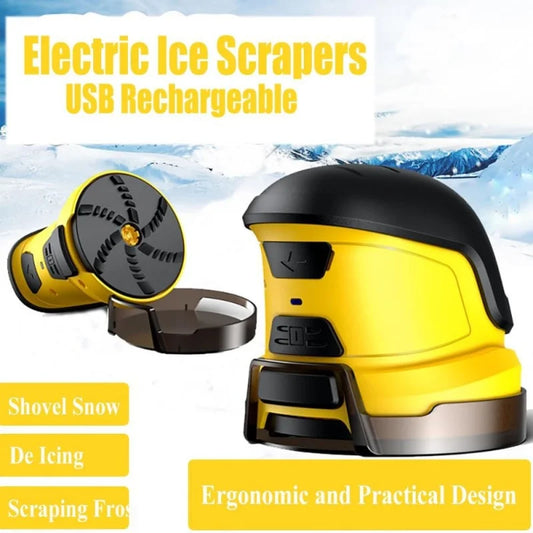 Car Ice Snow Scraper USB Electric Heated Snow Removal Windshield Glass Defrost Cleaning Tools Automobile Fast Snow Deicing