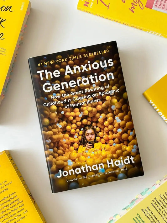 Bview Art The Anxious Generation: NYT Bestseller on Digital Age Anxiety & Mental Wellness Guide