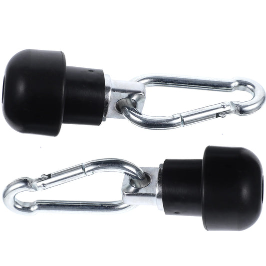 2 Sets Fitness Equipment Accessories Gym Machine Lock Adapter Home Cable Rope Attachments for Iron
