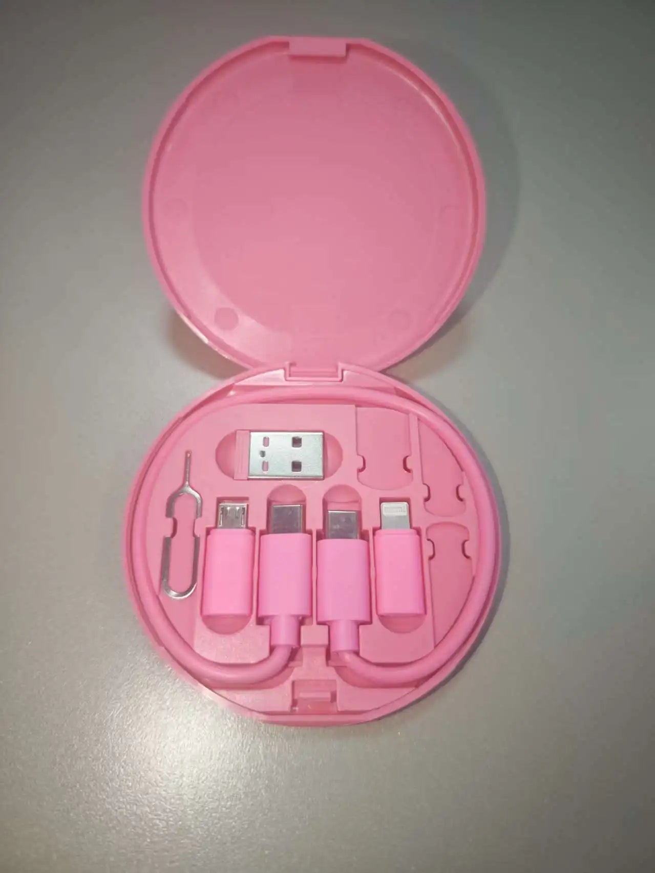 NNBILI Multifunctional USB Data Cable Set Storage Box with Multi USB Charging Adapter Cable Kit Usb To Type C Usb Adapter Mmall USA