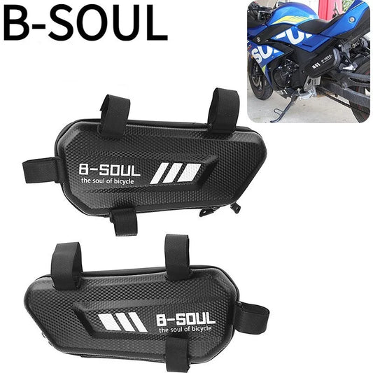 B-SOUL Electric Bike Hanging Bag Motorcycle Side Bags Waterproof Moto Engine Pack Hard Shell Bags Mountain Bike Triangle Pouch