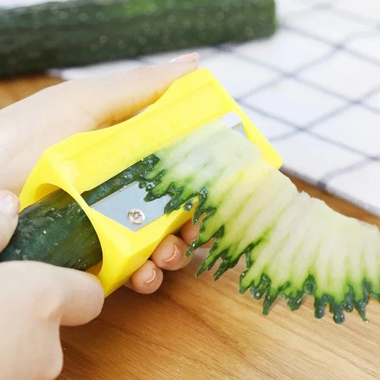 Beauty Cucumber Slicer Knife Sharpener Kitchen Accessories Peeler Fruit Curling