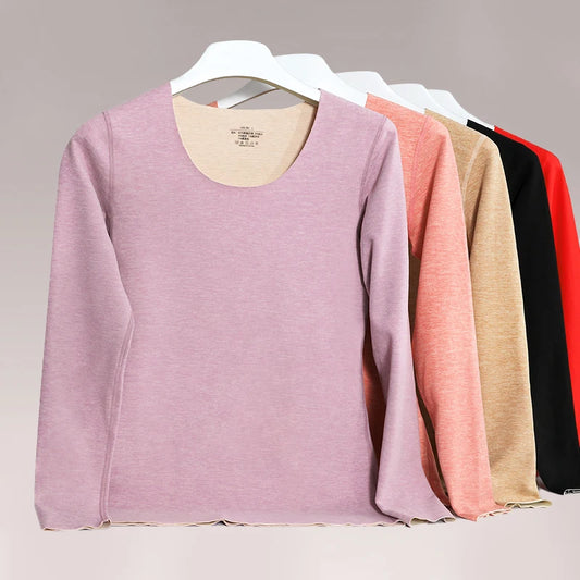 Women's thermal underwear wear seamless women's autumn clothes with a thick base of cashmere autumn and winter single wool autum