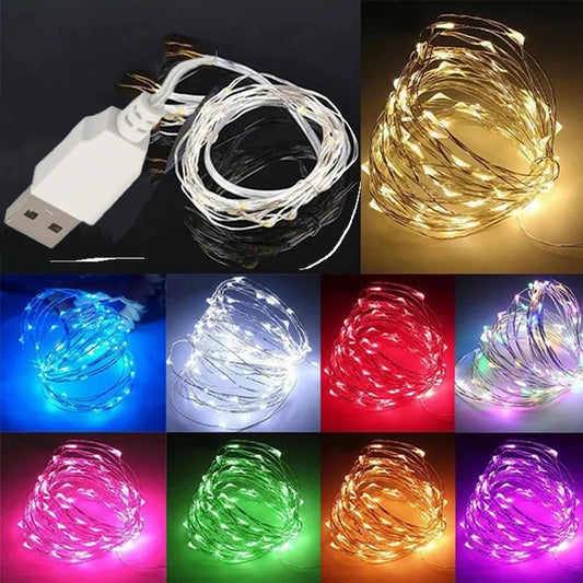30Meter Fairy Light String Led Copper Wire String Light 1/5/10/20M Battery Powered For Bedroom Garden Party Wedding Decoration