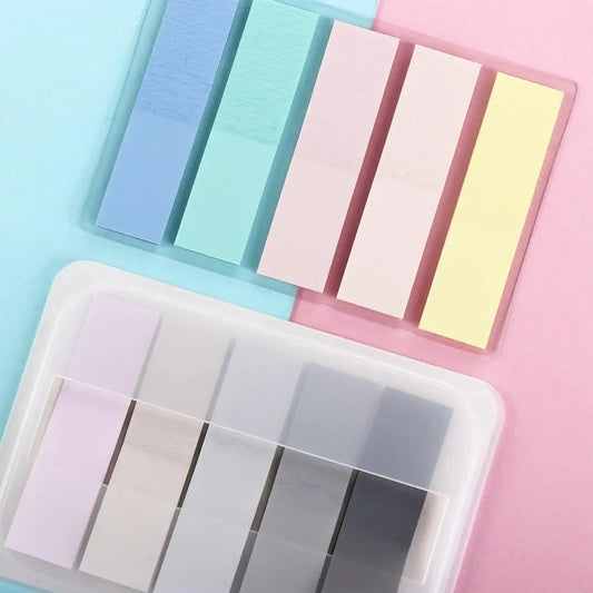 Stationery School Office Supplies Hand Account Notes Bookmark Marker Notepad Sticky Note Sticky Labels Index Memo Pad