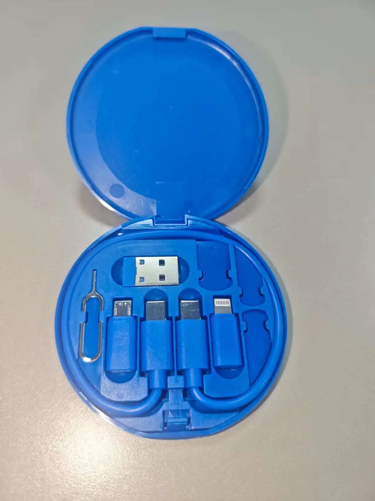 NNBILI Multifunctional USB Data Cable Set Storage Box with Multi USB Charging Adapter Cable Kit Usb To Type C Usb Adapter Mmall USA