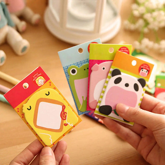 Creative Stationery Forest Animal Series Cute Paper Memo Pad Sticker Post Sticky Notes Notepad School Office Supplies