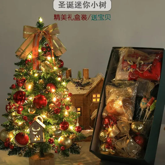 2025 Popular Christmas Tree Desktop Mini Christmas Tree Decoration for Home, Hotel, and Window Display - Artificial Small Tree