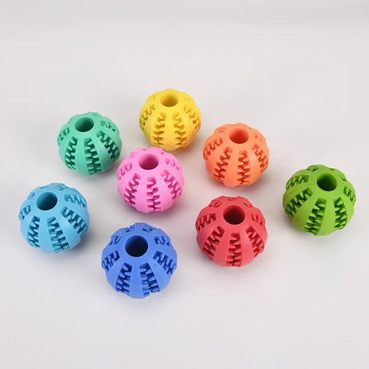 1 Set Pet Dog Toy Self-Entertainment Boredom Relief Molar Teeth Leak Food Ball Bite-Resistant Puppy Hide Watermelon Outdoor Fun