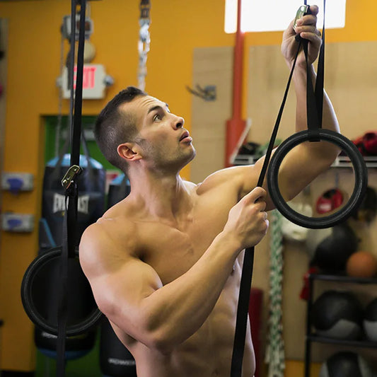 Adjustable Strap for Gym Gymnastic Rings Crossfit Long ABS Buckles Straps Fitness Rings Pull Ups Rope Sports Accessories