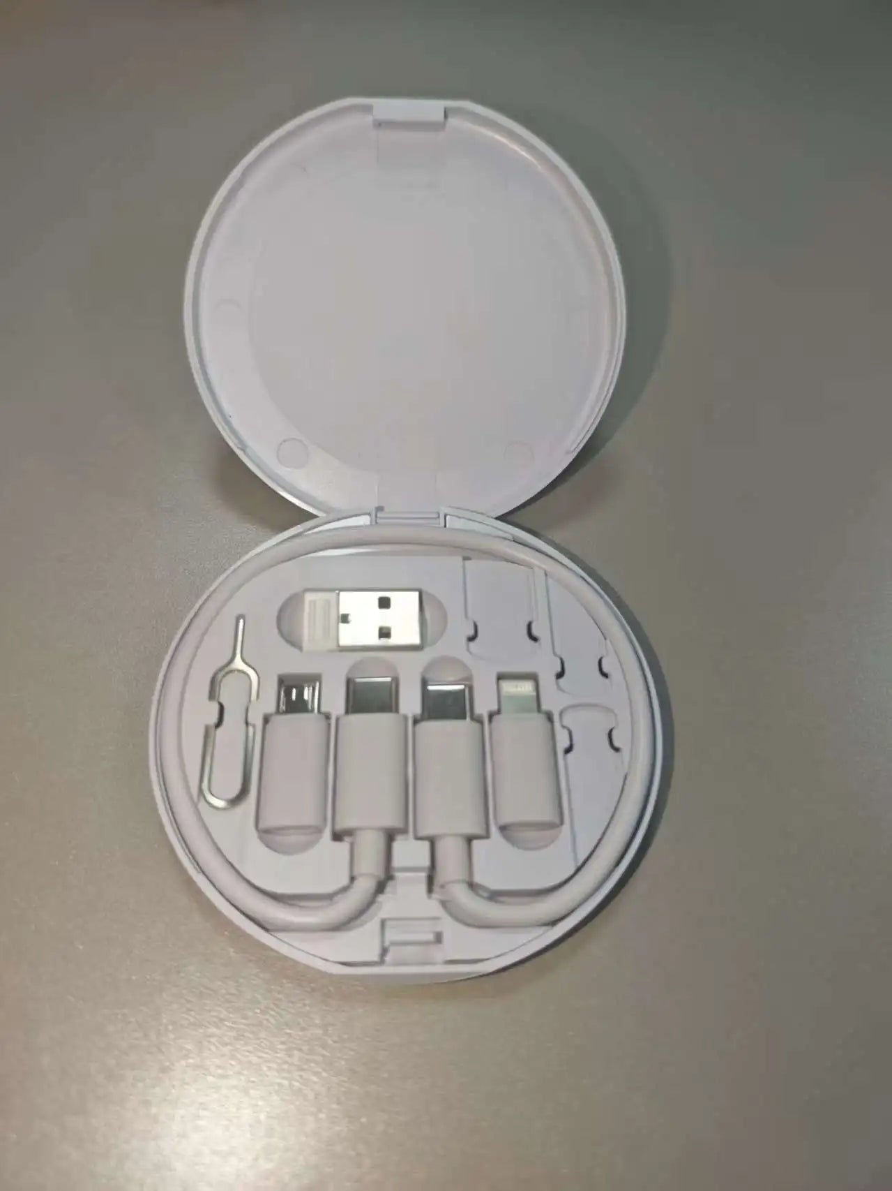 NNBILI Multifunctional USB Data Cable Set Storage Box with Multi USB Charging Adapter Cable Kit Usb To Type C Usb Adapter Mmall USA
