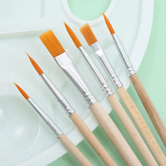 Adults Drawing Artist Coloring Student Art Painting Supplies Watercolor Tray Art Oval Palette Brush Set Oil Painting Palette