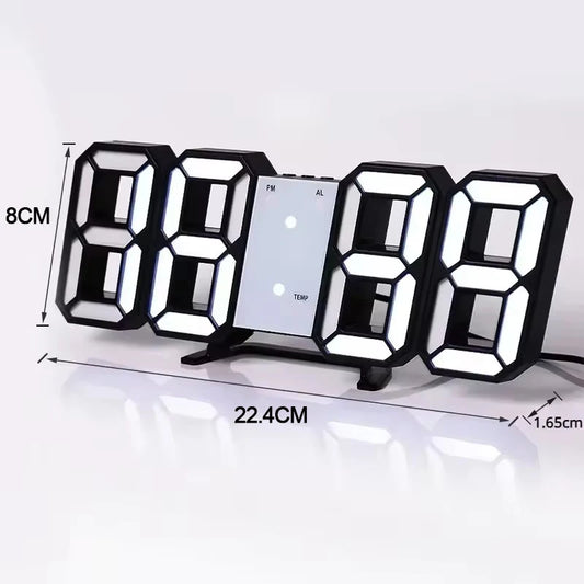 Digital Decoration for Bedroom Desk Watches Led Wall Clock Living Room Alarm Modern Home and Decoration Electronic Table Decor
