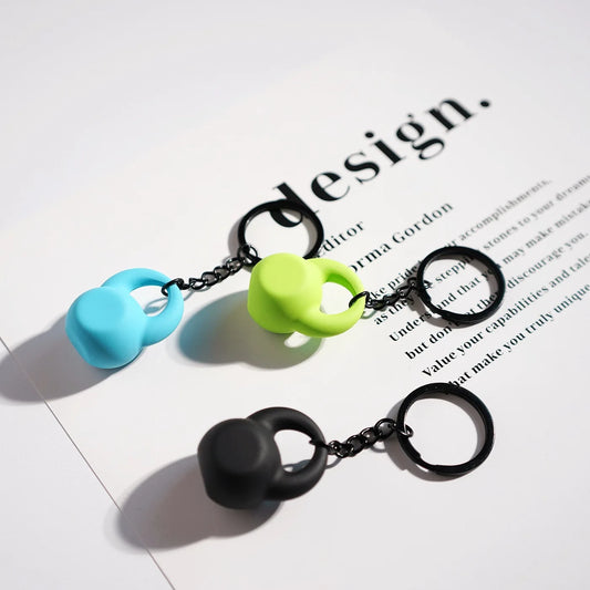 New kettle bell pendant, fitness keychain, sports accessories, backpack hanging accessories, couple creative gift accessories