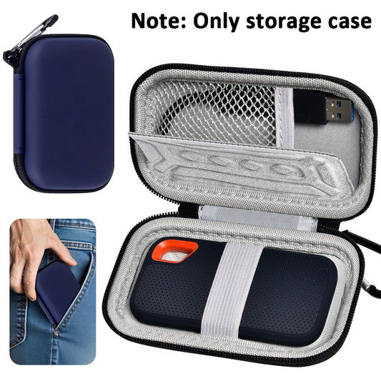 Storage Bag  Compatible with SanDisk 1TB 2TB 500GB/for SanDisk PRO Extreme Portable SSD,  Hard Drive Storage Holder