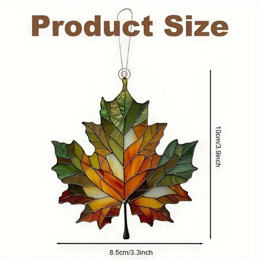 Fall Leaves Wall Art Decor Holiday Autumn Maple Leaves Acrylic Fall Decorations for Autumn Thanksgiving Party Supplies Mmall USA