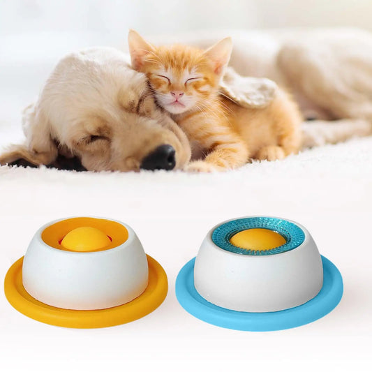Pet Feeding Dispenser Dog Cat Puppy Lick Toy Puzzle Toys For Bored Pet Slow Feeder Supplies For Healthy Eating Food Crate