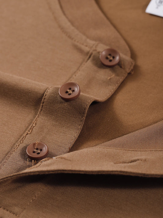 Solid Color Cotton Autumn Women Henley Shirt All-Match Fashion Long Sleeves Casual T-Shirts Street Button Y2K Woman Clothing