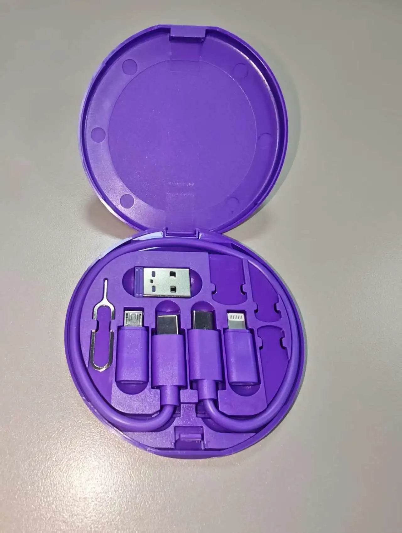 NNBILI Multifunctional USB Data Cable Set Storage Box with Multi USB Charging Adapter Cable Kit Usb To Type C Usb Adapter Mmall USA