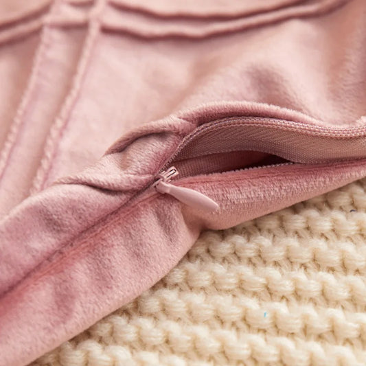 Super Soft Velvet Decorative Throw Pillow Cover 45x45cm Rectangular with Texture Luxury Christmas Cushion Case Pillow Shell