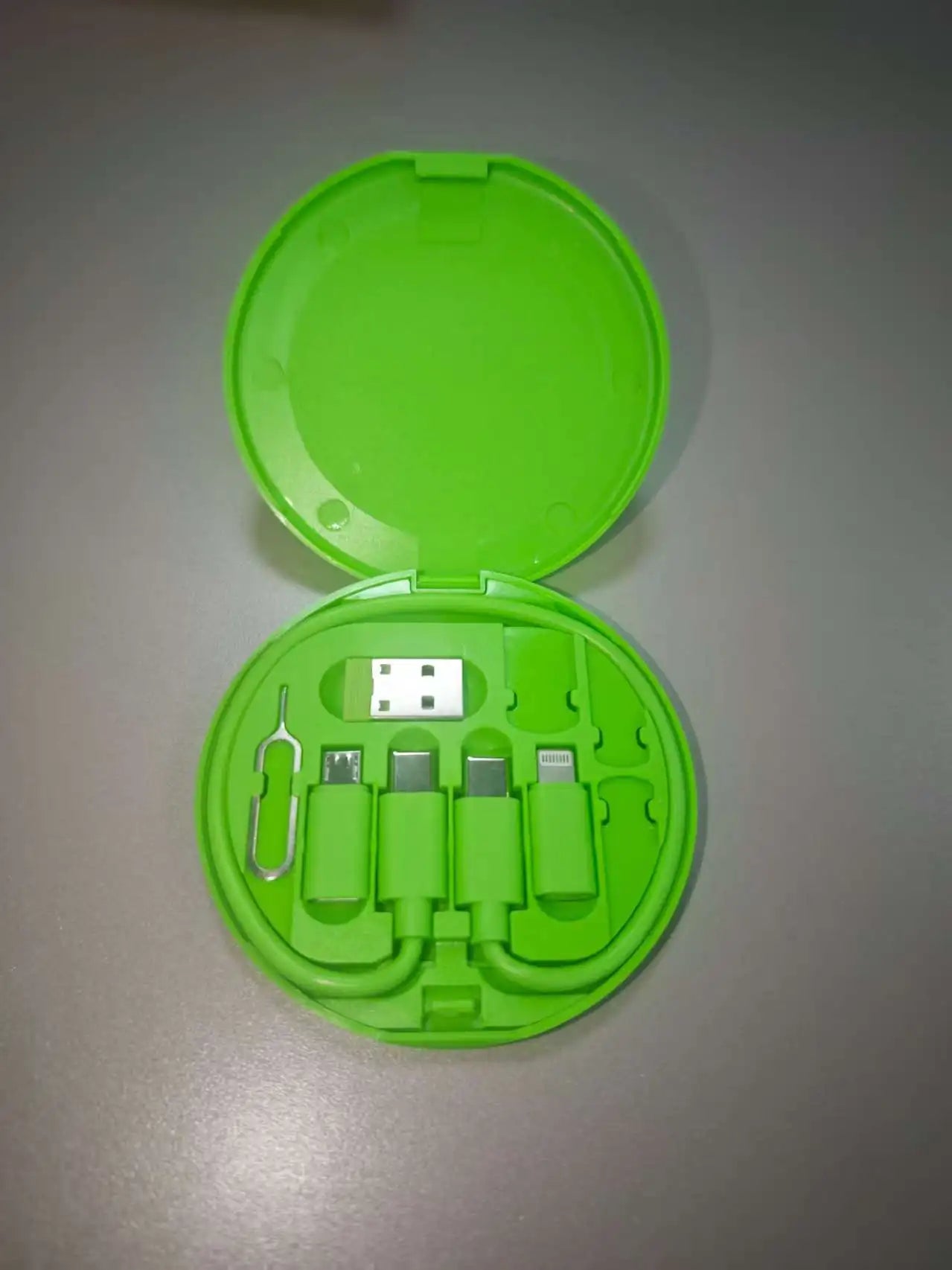 NNBILI Multifunctional USB Data Cable Set Storage Box with Multi USB Charging Adapter Cable Kit Usb To Type C Usb Adapter Mmall USA