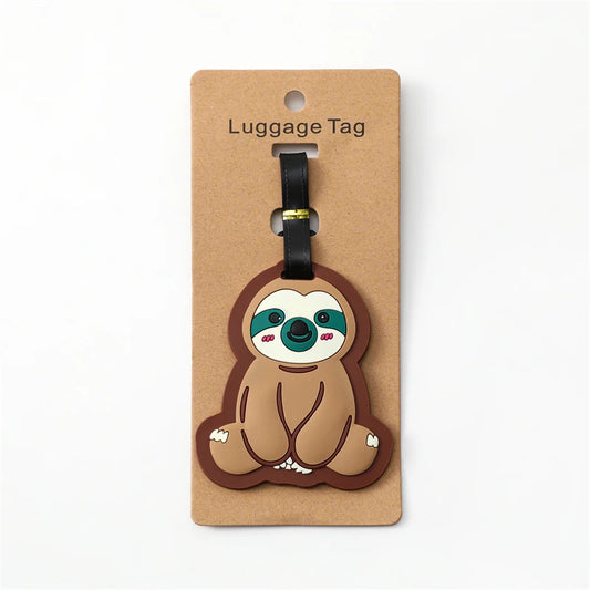Travel Accessories Luggage Tag Creative Corgi &Cat Suitcase Fashion Style Portable Travel Hanging Tags and Anti Loss Signs