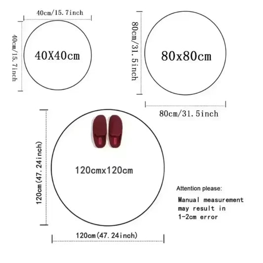 Home Aesthetic Round Bedroom Bedside Pink Carpet Guest Room Princess Floral Floor Cushion Luxury Home Carpet Home Decoration