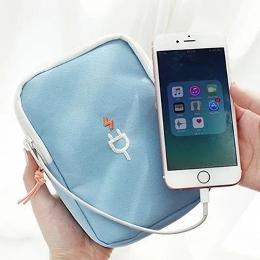 Travel Portable Charger Headphone Cable Digital Bag Storage Bag Travel Gadget Organizer Bag Electronics Accessories Storage Case