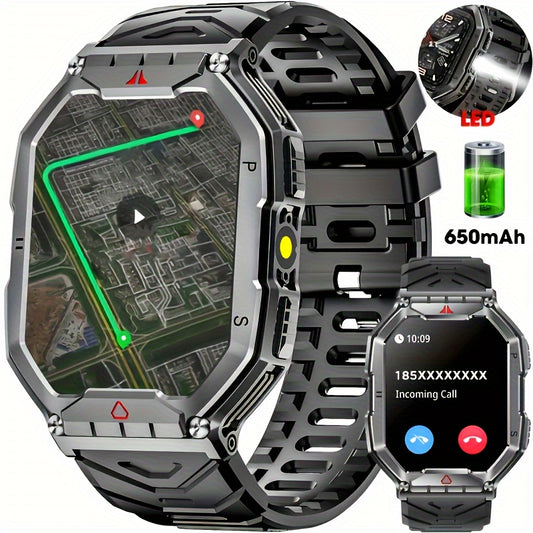 Ultra-clear Large-screen Smart Watch, Battery Life, Magnetic Charging, Hundreds Of Sports Modes, With Flashlight, Wireless Calls, Built-in Altitude Compass, For Men And Women