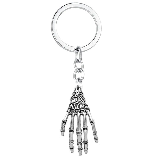 Halloween Skeleton Hand Keychain Set for Decor