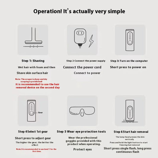 Home Laser Hair Removal Device