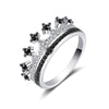 Two-tone Heart Shaped Zircon Ring