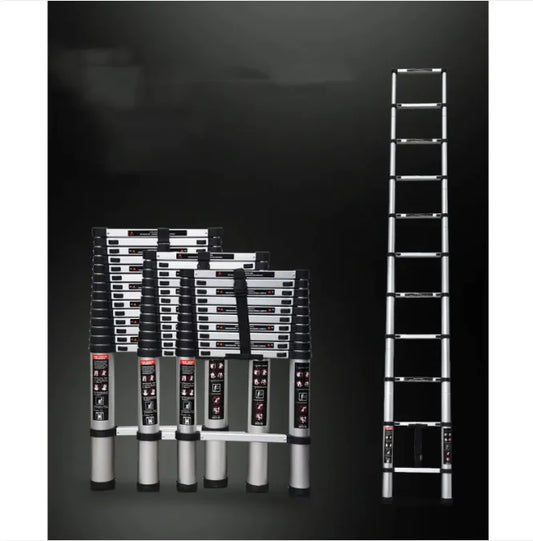 Aluminum Alloy Single-sided Telescopic Ladder Folding